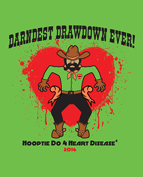 Hooptie Do 4 Heart Disease 2016 Theme and T-Shirt Design Courtesy of Eunice Chavez, Houston, Texas